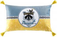 Douceur D'intérieur coussin déhoussable compresse pompons, 30 x 50 cm