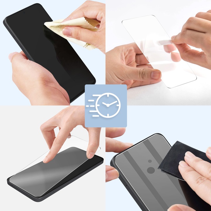 Actual product image Avizar 9H hardness glass display protection film (1 Piece, Honor 90 Lite)