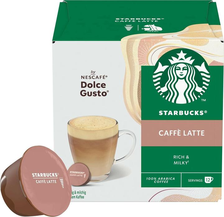 Actual product image Starbucks Caffè Latte (12 x Port.)