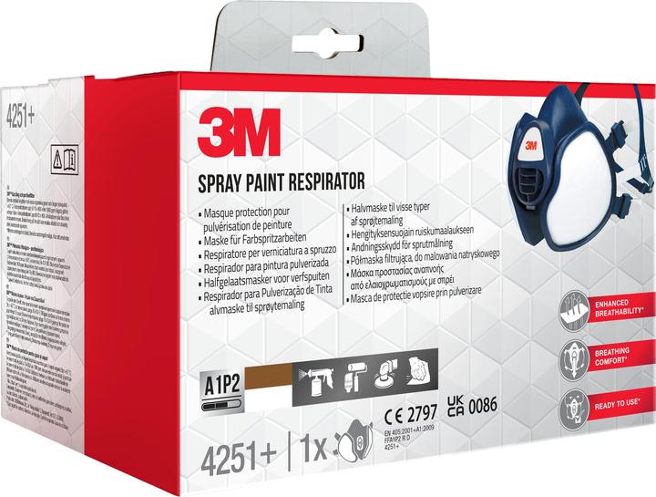 Productafbeelding 3M Stofmasker 4251+BC1 (A1P2, 1 x)