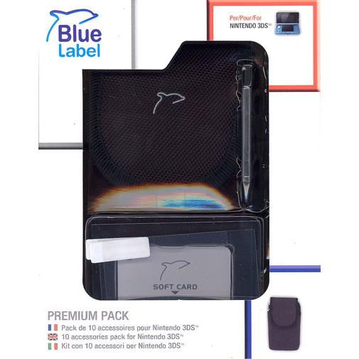 Blue Label 3DS Premium Pack Nero (3DS), Altri accessori gaming