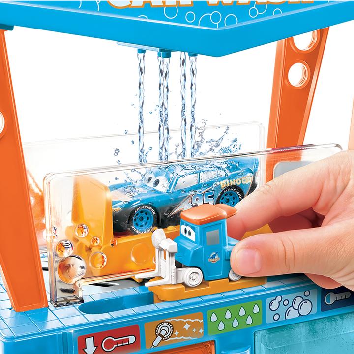 Produktbild Disney Cars Farbwechsel Dinoco Autowaschanlage Spielset