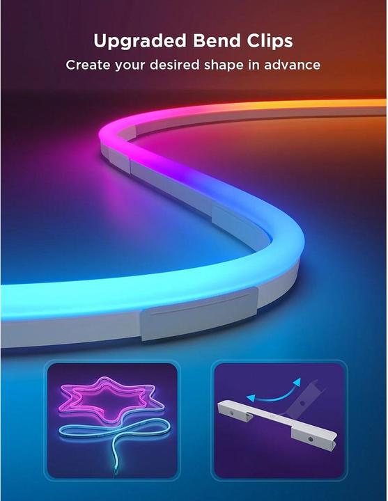 Actual product image Govee Neon (Multicoloured, RGBIC, 300 cm, Indoor)