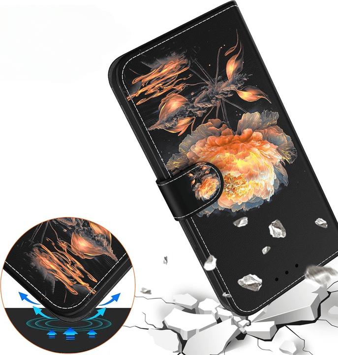 Produktbild Cover-Discount Tasche Hülle mit Blüten Motiv (Apple iPhone 17 Pro Max)
