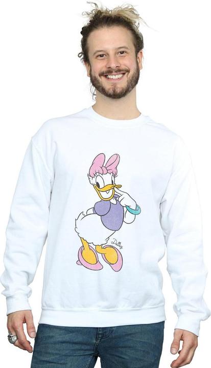Actual product image Disney Mens Classic Daisy Duck Sweatshirt (L)