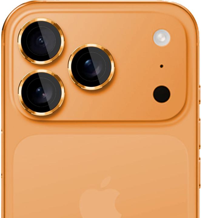Image du produit 3MK - Lens Protection - iPhone 17 Pro - Orange (1 pièce(s), Apple iPhone 17 Pro Max, Apple iPhone 17 Pro)