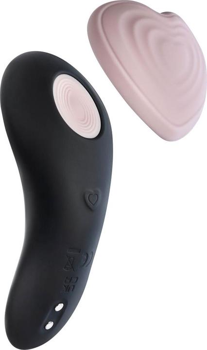 Produktbild Blush Temptasia Heartbeat - Mini Discreet Wearable Panty Vibrator in Pink - 2 Button Wireless Remote Contr
