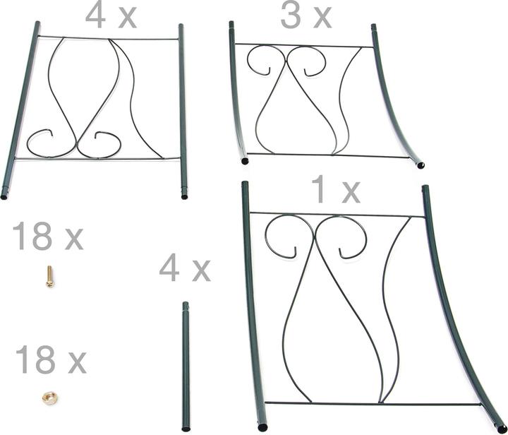 Immagine prodotto Relaxdays Arco di arrampicata (39 cm, 153 cm)