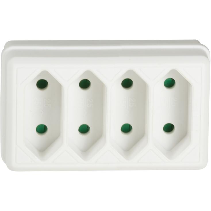 Thumbnail - LogiLink, Steckdosenleiste, Steckdosenadapter (4 x, CEE 7/4)