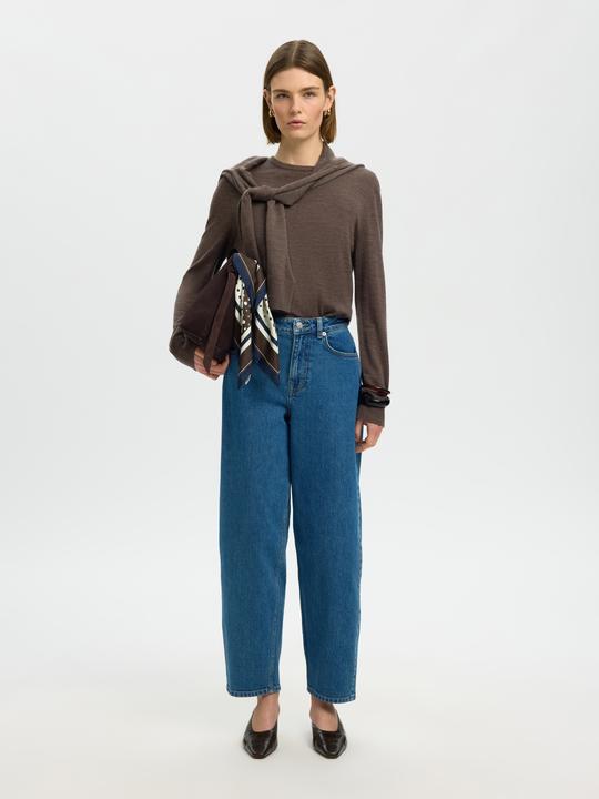 Produktbild Selected Slfthea Ls Knit Merino O-Neck Noos (S)