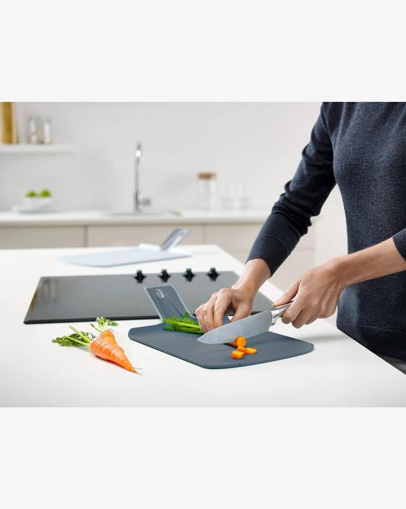 Image du produit Joseph Joseph Chop2Pot Plus Sky lot de 2 planches à découper, 38x21x3cm