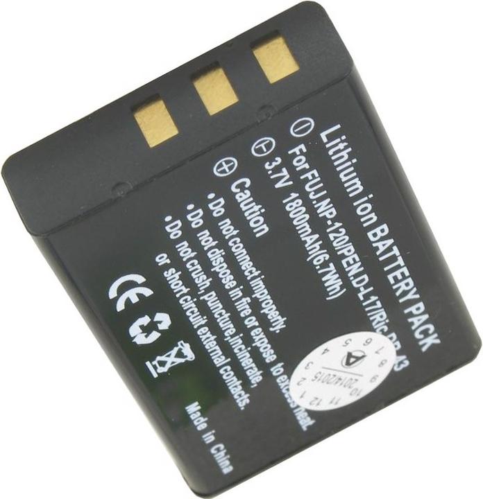 Immagine prodotto AccuCell Akku NP-120, BP-1500S, D-LI7, DB-43 (Batteria della fotocamera)