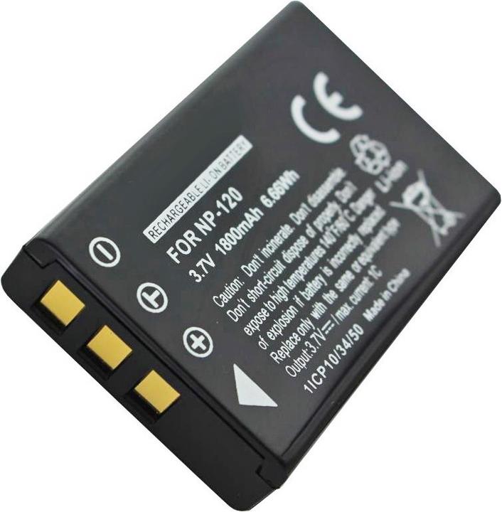 Immagine prodotto AccuCell Akku NP-120, BP-1500S, D-LI7, DB-43 (Batteria della fotocamera)