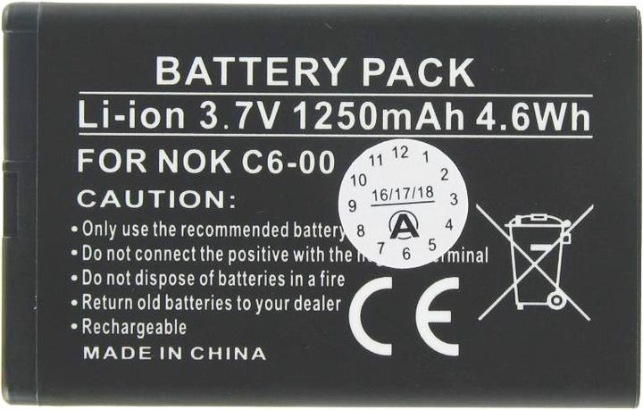 Image du produit Nokia Batterie Lumia 620, C6-00, BL-4J