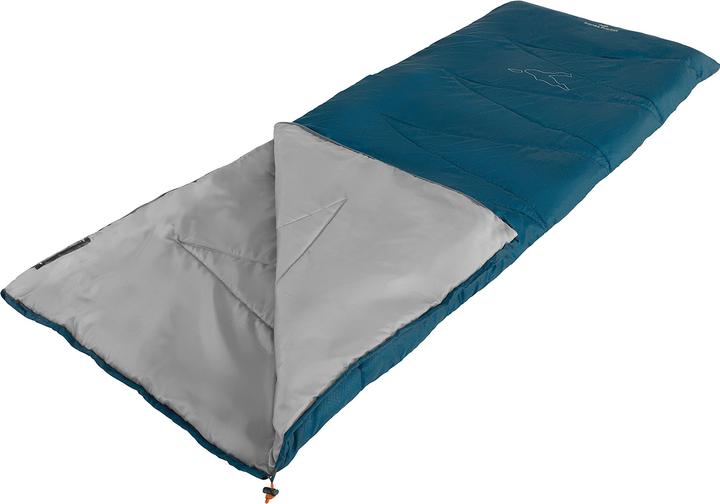 Actual product image Easy Camp Schlafsack Starling Square Blue 10?C (dunkelblau/grau, Modell 2025) (190 cm)