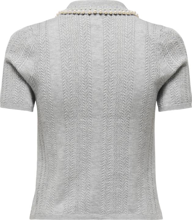 Produktbild Only Normal geschnitten Polokragen Strickoberteil Polo (L)