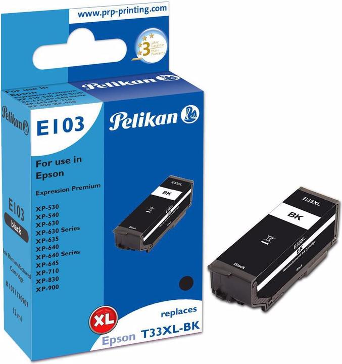 Produktbild Pelikan Tinte Epson T33XL Black (BK)