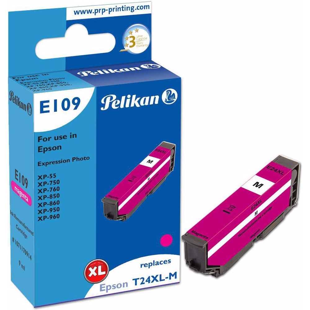 Pelikan Tinte Epson T24XL Magenta (M), Druckerpatrone