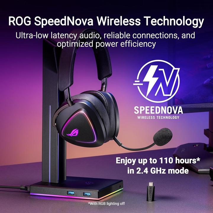 Actual product image ASUS ROG Delta II (Cable, Wireless)