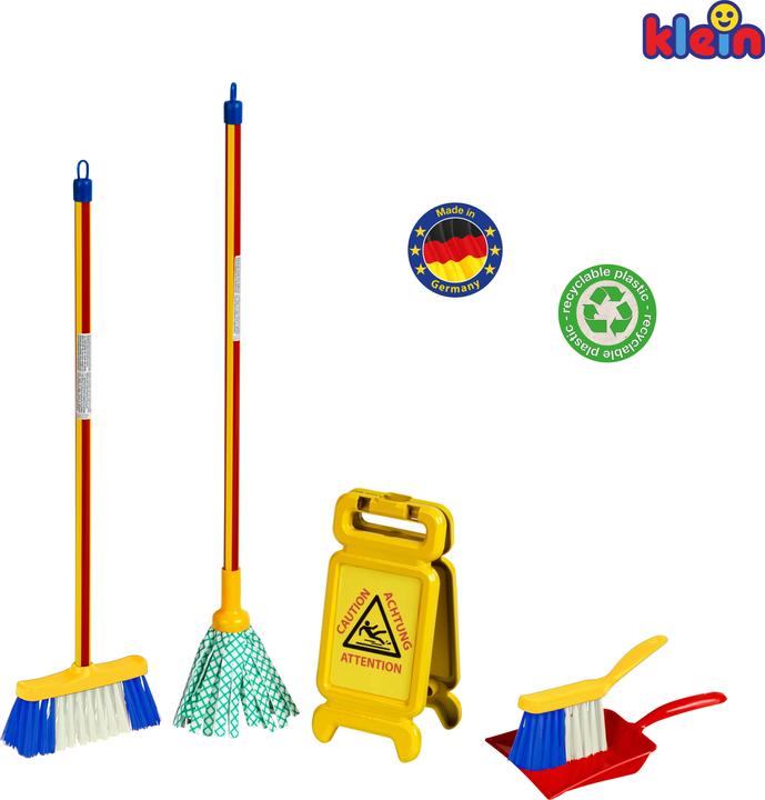 Productafbeelding Theo Klein 6369 Pure Fresh - Mopset "Slippery Danger" (glad gevaar)