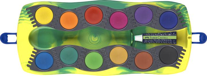 Produktbild Faber-Castell Farbkasten 12ST Connector Dino (Mehrfarbig)