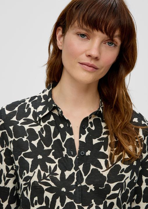 Produktbild s.Oliver Bluse Hemdbluse aus Jersey (46)