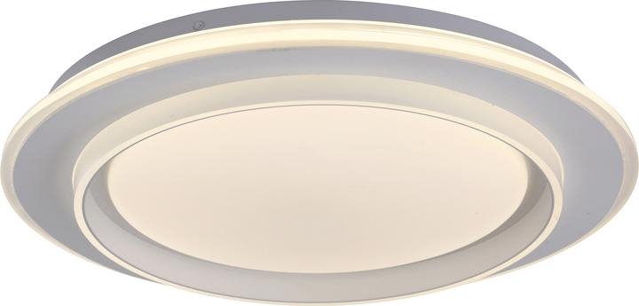 Just Light LED Deckenlampe LAGO CCT dimmbar Fernbedienung rund 30min Timer, CCT