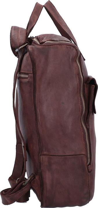 Actual product image Harolds Submarine backpack leather 37 cm laptop compartment