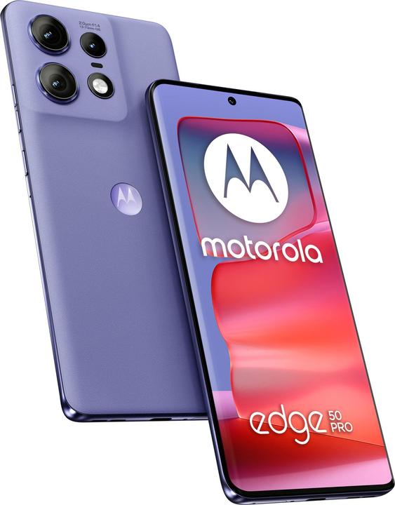 Immagine prodotto Motorola Edge 50 Pro (512 GB, Lavanda di lusso, 6.65", SIM + eSIM, 50 Mpx, 5G)