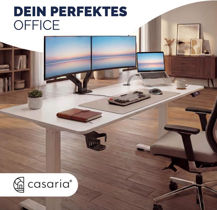 Actual product image Casaria Höhenverstellbarer Schreibtisch