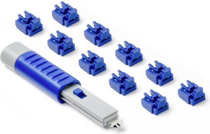 Actual product image Smart Keeper SmartKeeper Basic "RJ45 Port" Blocker 10 pcs.+Key dark blue