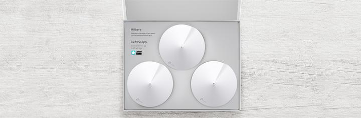 Productafbeelding TP-Link Deco M5 Dualband WLAN Mesh Set van 3 (AC1300)