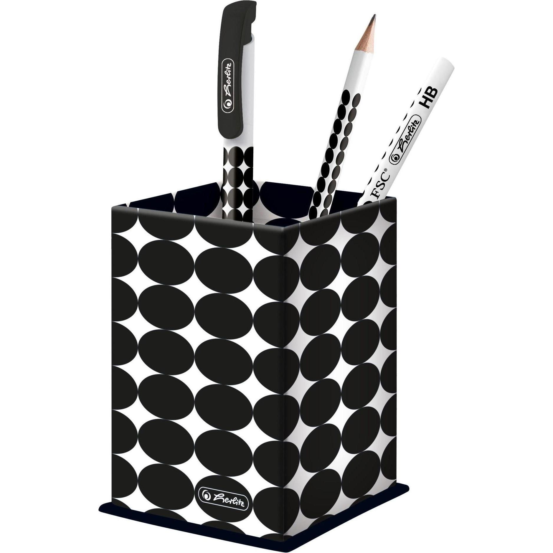 Thumbnail - Herlitz, Schreibtisch Accessoire, Köcher Pappe rechteckig Just