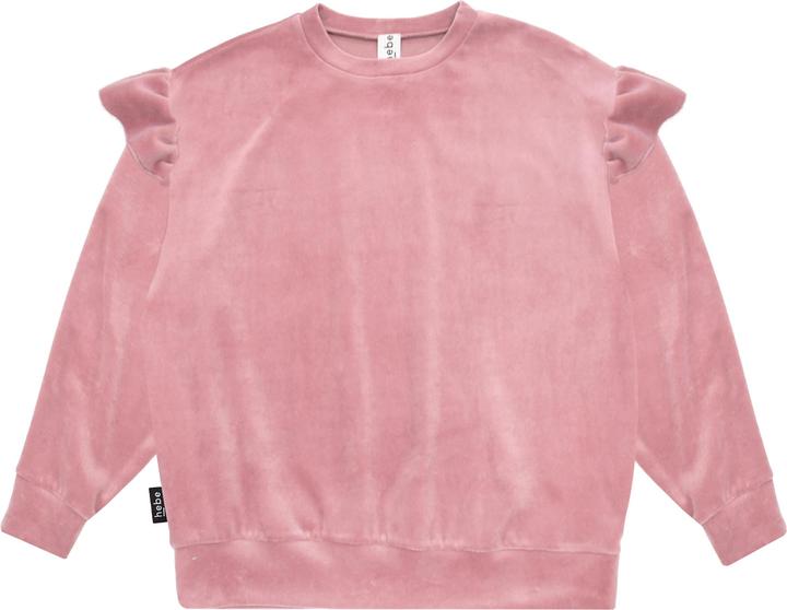 Produktbild Hebe Warmes Sweatshirt aus Samt mit Rüschen (92)