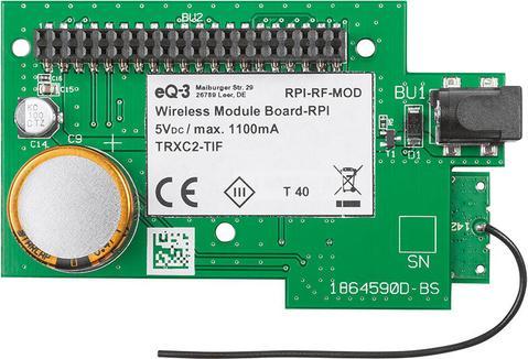 Actual product image Sertronics Radio module HomeMatic Raspberry Pi kit