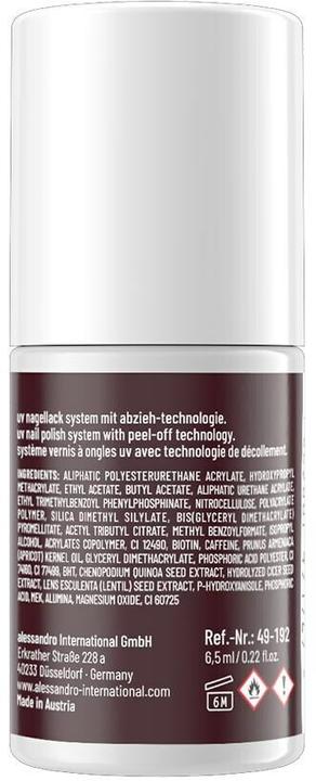 Actual product image Alessandro International Striplac UV Colour Award Winning Red 6.5 ml (192 Award Winning Red, UV gel varnish)