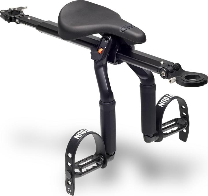 Kids Ride Shotgun Pro EVO MTB Front Kindersitz/Lenker Combo Set, black