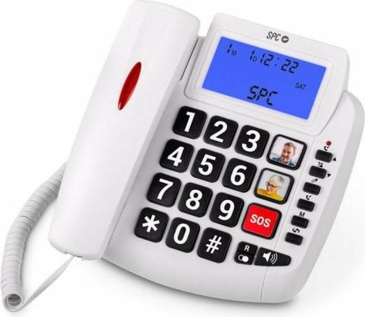 SPC Telefono Fisso Comfort Volume 2 Bianco