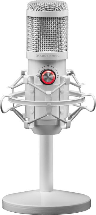 Produktbild Mars Gaming Microphone Sur Pied Mmicx Pro Studio (Blanc)