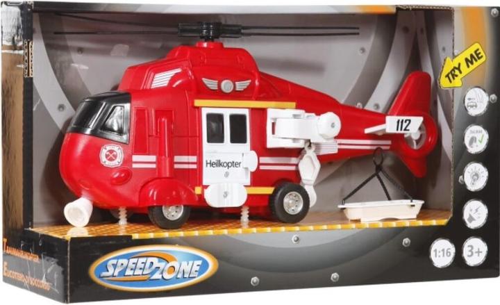 Produktbild Speedzone Einsatz Hubschrauber Licht Sound, Friktion, 1:16