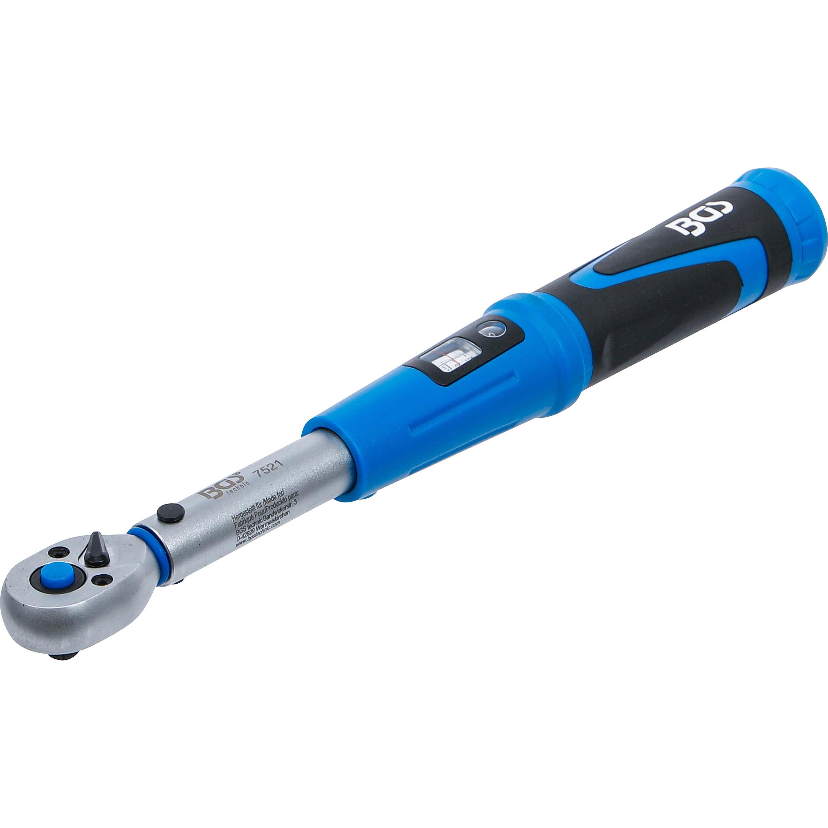 BGS, Chiave dinamometrica, Drehmomentschlüssel Abtrieb Aussenvierkant 6,3 mm (1/4") 5 - 30 Nm (1/4", 5 - 30 Nm)
