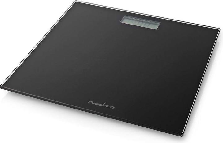Nedis Personal scale | Digital | Black | Tempered glass | Max. weighing capacity: 150 kg (150 kg)