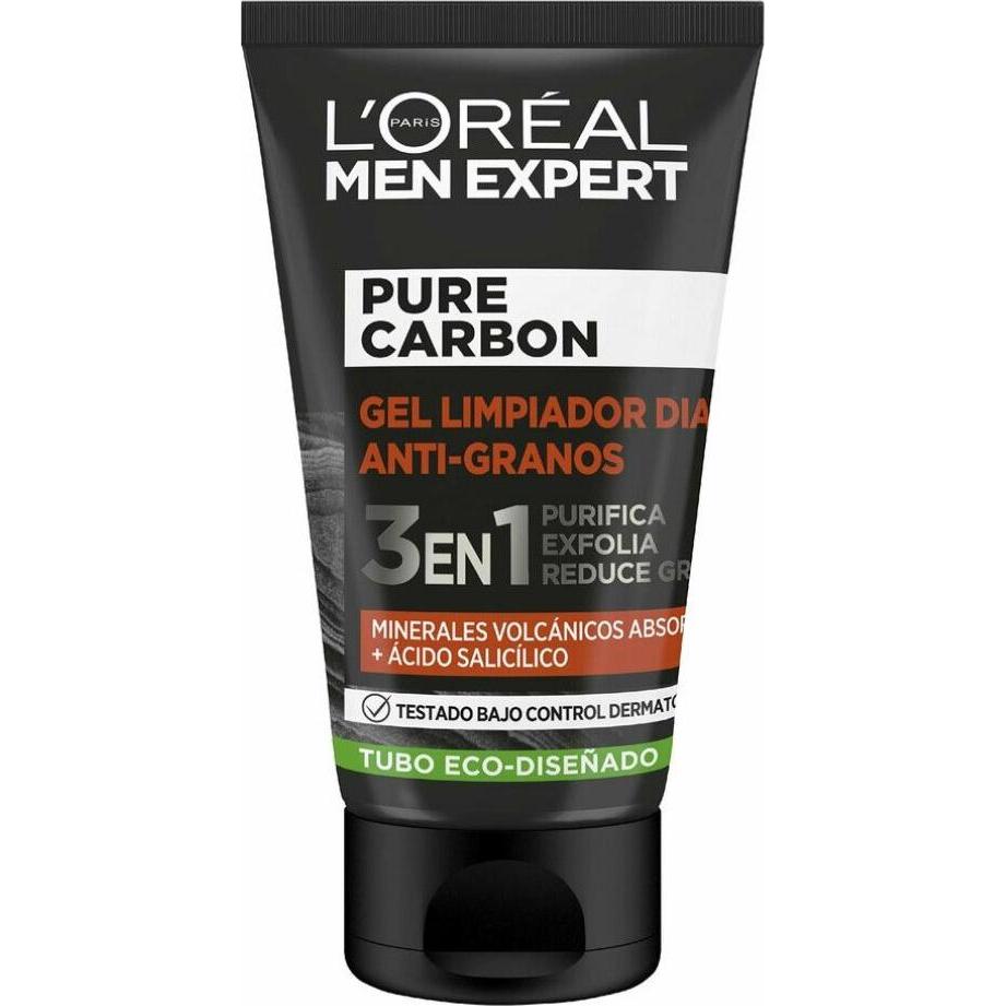 Thumbnail - L'Oréal Paris, Gesichtsreinigung, MEN EXPERT reine Holzkohle Gel limpiador antigranos 3en1 100 m (Gel, 100 ml)