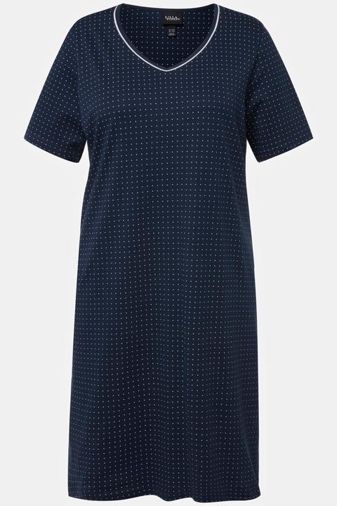 Produktbild Ulla Popken Bigshirts, 2er-Pack, Rundhals/V-Ausschnitt, Halbarm (46, 48)