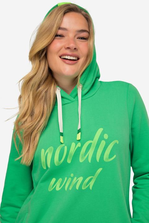 Actual product image Laurasøn Hooded Lettering Sweat Dress Recycled Polyester (L)