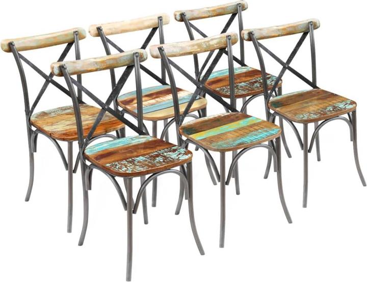 Image du produit vidaXL 6 Stk. Altholz Massiv