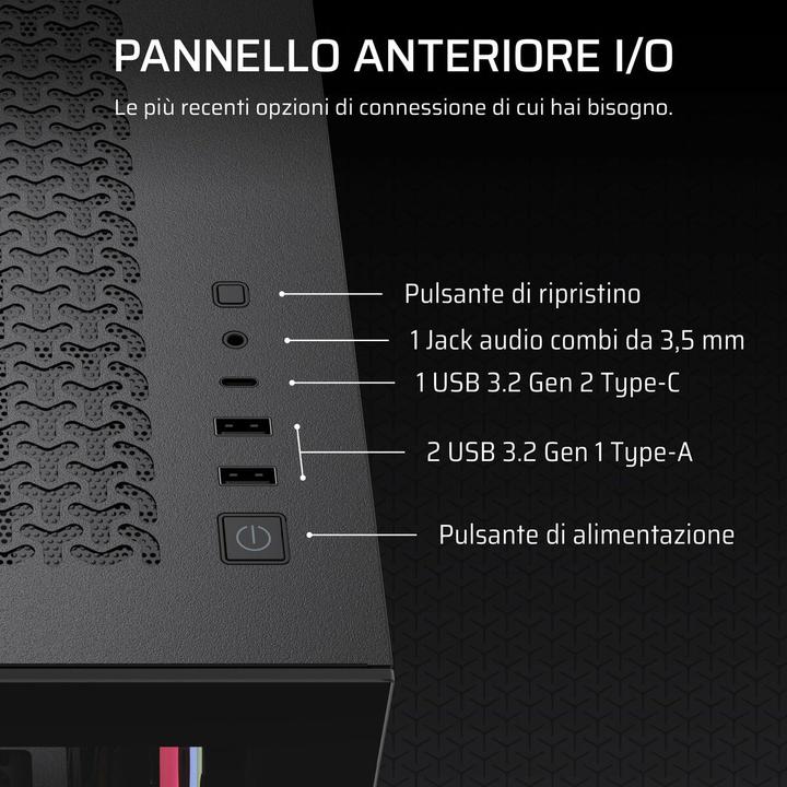 Produktbild Corsair 3500X LX-R RGB iCUE LINK (ATX, E-ATX, mATX, Mini-ITX)