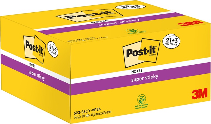 Produktbild Post-it Super Sticky (48 x 48 mm)