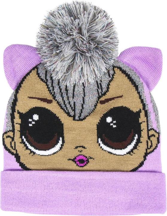 Surprise! Bonnet d'hiver fille Punk Boi avec pompon (Taille unique)