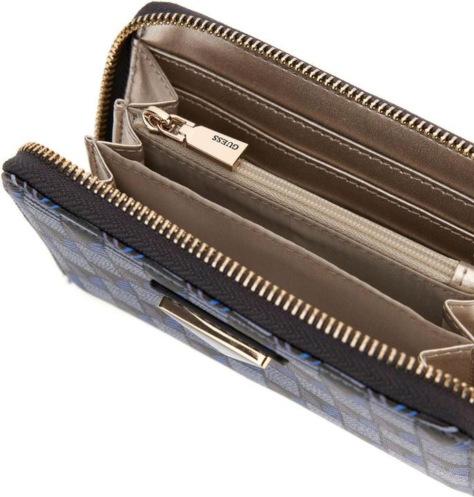 Actual product image Guess G Wave SLG Medium Zip Around Wallet